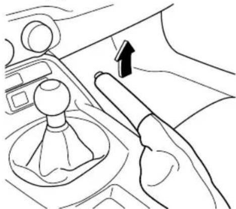 MAZDA MX-5 (2020) - Setting the parking brake - 1