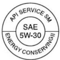 API SERVICE SM SAE 5W-30 ENERGY CONSERVING II