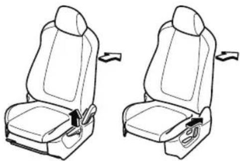 MAZDA CX-3 (2020) - Adjusting the seatback angle (reclining) - 4