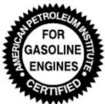 AMERICAN PETROLEUM INSTITUTE FOR GASOLINE ENGINES CERTIFIED