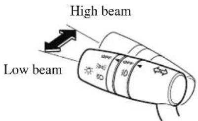 High beam Low beam