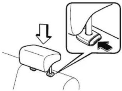 Diagram showing a car seatbelt switch with an arrow indicating the process, alongside a magnified detail of the switch's internal structure.