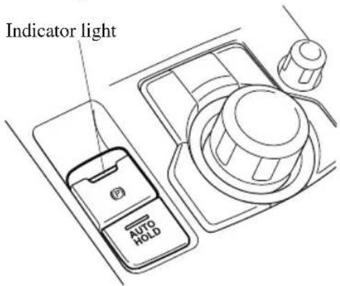 Indicator light AUTO HOLD