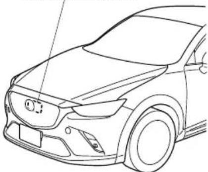MAZDA CX-3 (2020) - Radar Sensor (Front)\* - 1