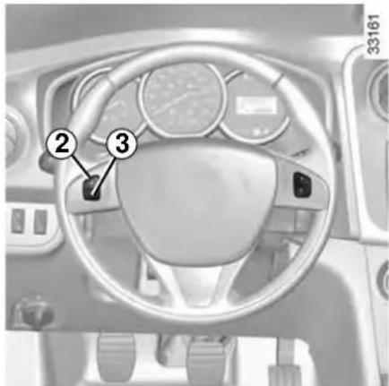 DACIA Logan (2019) - Activating cruise control - 1