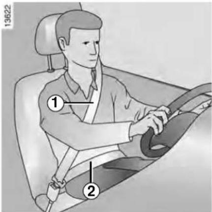 DACIA Logan (2019) - Adjusting your driving position (depending on the vehicle) - 1