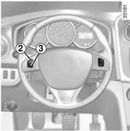 DACIA Logan (2019) - CRUISE CONTROL/SPEED LIMITER: cruise control function (3/4) - 1