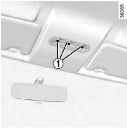 DACIA Logan (2019) - INTERIOR LIGHTING: changing bulbs (1/2) - 1