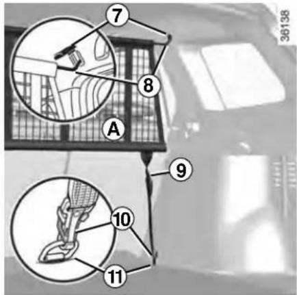 DACIA Logan (2019) - TRANSPORTING OBJECTS Luggage net (2/2) - 2