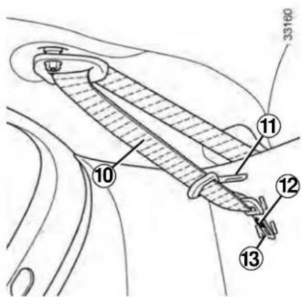 DACIA Logan (2019) - Rear side seat belts - 1