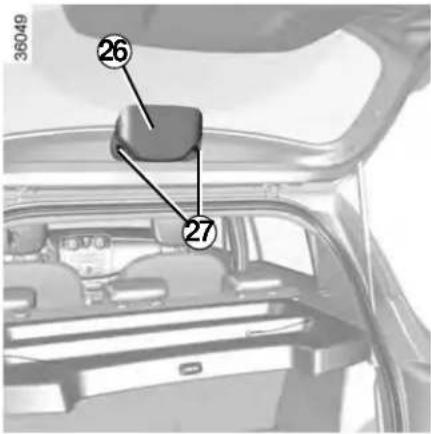 DACIA Logan (2019) - REAR AND SIDE LIGHTS: changing bulbs (5/7) - 1