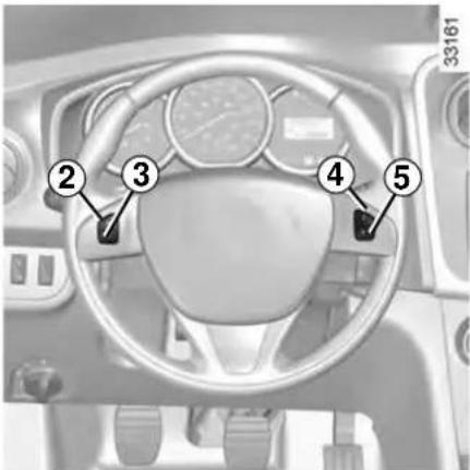DACIA Logan (2019) - CRUISE CONTROL/SPEED LIMITER: cruise control function (1/4) - 4