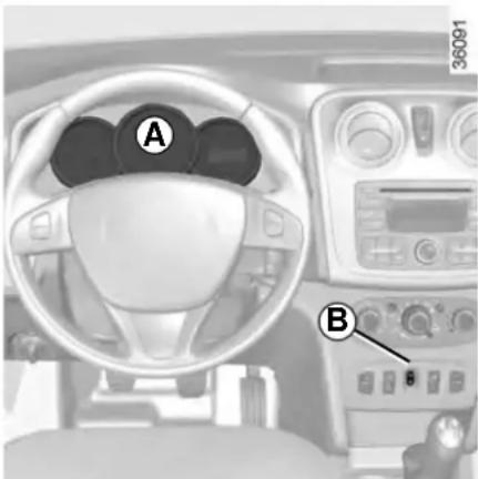 DACIA Logan (2019) - WARNING LIGHTS (4/4) - 1