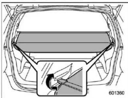SUBARU Impreza (2021) - Cargo area cover (5-door models - if equipped) - 1