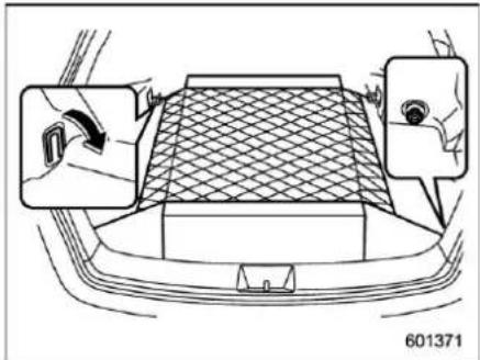 SUBARU Impreza (2021) - Cargo tie-down hooks (5-door models - if equipped) - 1