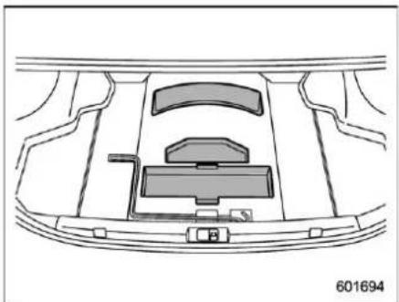 SUBARU Impreza (2021) - Under-floor storage compartment (sedan - if equipped) - 1