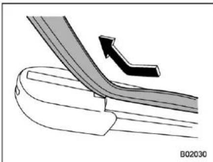 SUBARU Impreza (2021) - ■ Windshield wiper blade rubber - 2