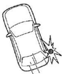 SUBARU Impreza (2021) - Examples of the types of accidents in which the SRS curtain airbag is unlikely to deploy - 3