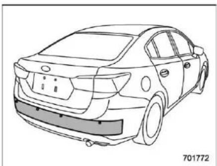 SUBARU Impreza (2021) - ■ Handling of the sonar sensors - 1