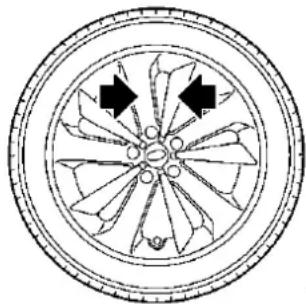 SUBARU Impreza (2021) - ▼ Removing the wheel cover - 1