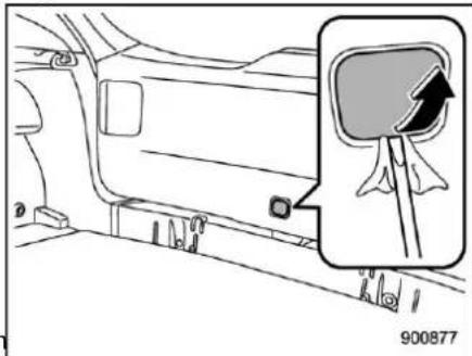 SUBARU Impreza (2021) - Rear gate – if the rear gate cannot be opened - 1