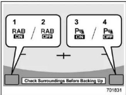 SUBARU Impreza (2021) - ■ Reverse Automatic Braking (RAB) system ON/OFF sett - 1