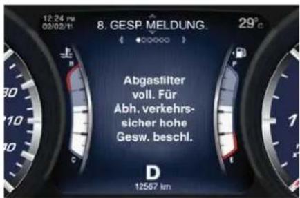 Maserati Quattroporte (2014) - DPF-SystemMeldungen(nurDiesel) - 2