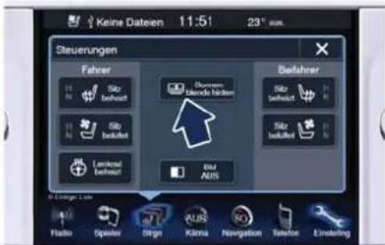 Maserati Quattroporte (2014) - ElektrischesSonnenschutzrollo - 2