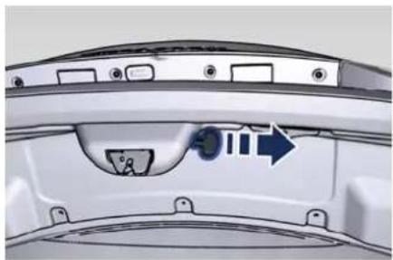 Maserati Quattroporte (2014) - Notöffnungdes Kofferraumdeckelsausdem Innenbereich - 1