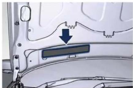 Maserati Quattroporte (2014) - Beifahrerairbag-Etikette - 2