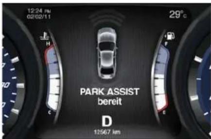 Maserati Quattroporte (2014) - Parkassistenz-Warnanzeige - 1