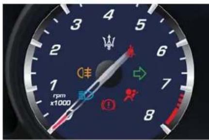 Maserati Quattroporte (2014) - Drehzahlmesser-Kontrollleuchten - 1