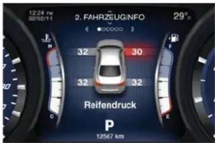 Maserati Quattroporte (2014) - Reifendrucküberwachungs- system(TPMS) - 2