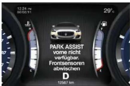 Maserati Quattroporte (2014) - Wartungdes Parkassistenzsystems - 1