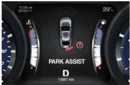 Maserati Quattroporte (2014) - Parkassistenz-Warnanzeige - 6