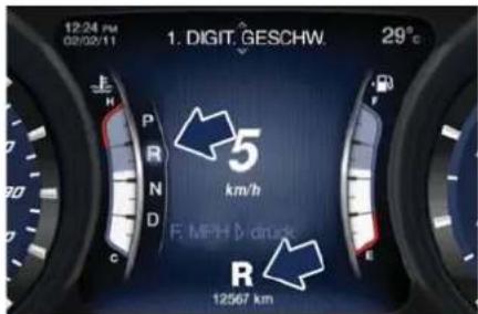 Maserati Quattroporte (2014) - Bedienelementedes Automatikgetriebes - 6
