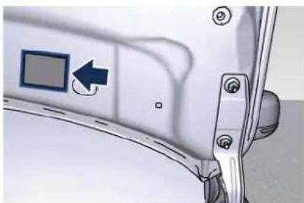 Maserati Quattroporte (2014) - Beifahrerairbag-Etikette - 4
