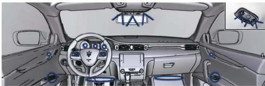 Maserati Quattroporte (2014) - Innenraumleuchten - 1