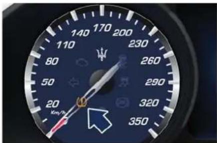 Maserati Quattroporte (2014) - Warnmeldunges Reifendruckkontrollsystems - 1
