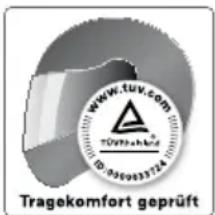 WWW.TUV.COM TROVOMF D: 0309837724 Tragekomfort geprüft
