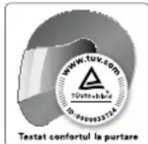 WWW.TUV.COM TUV@chind 10.035923774 Testat confortul la purtare