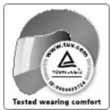 WWW.TUV.COM TUV-90037124 ID: 0959937124 Tested wearing comfort