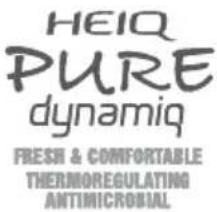 HEIQ PURE dynamiq FRESH & COMFORTABLE THERMOREGULATING ANTIMICROBIAL
