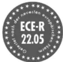 Gesamt nach der neuesten europäischen Nörm ECE-R 22.05