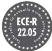 CRIVIT IAN 292223 - Homologation ECE-R 22.05 - 1