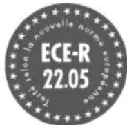 CRIVIT IAN 292224 - Homologation ECE-R 22.05 - 1