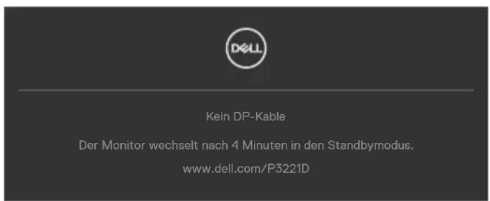 DELL P3221D - Selbsttest - 2