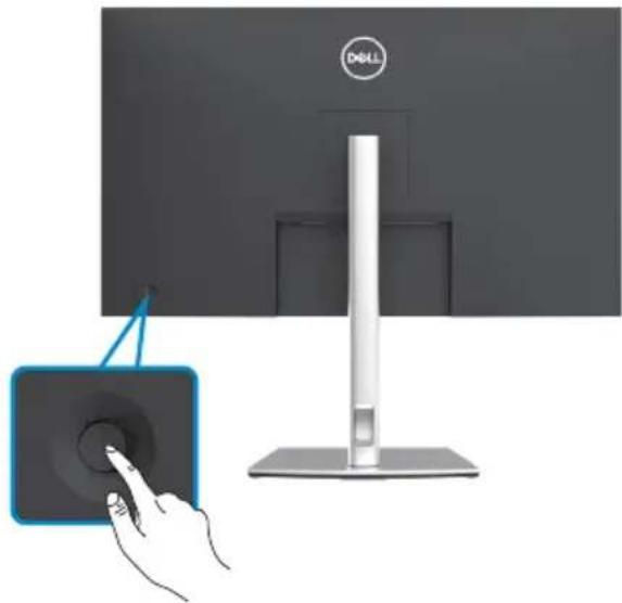 DELL P3221D - Einschalten des Monitors. - 2