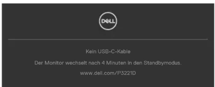 DELL P3221D - Selbsttest - 3