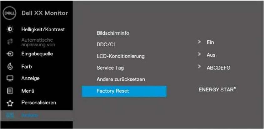 DELL E Series E2421HN - Auf das OSD-menü zugreifen - 29